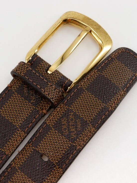 Louis Vuitton Santure Ellipse M6995 Damier Canvas Brown Ca1101 Belt main image 4